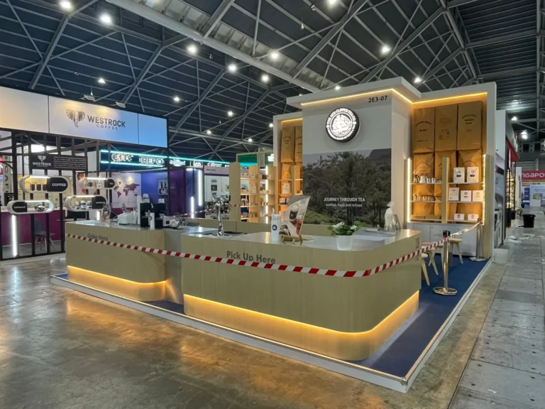 Clipper Tea — Horeca Exhibition. Exhibition stand from the Koncept Image portfolio.