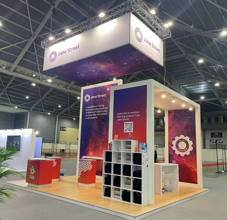 Jane Street — ICLR Singapore Exhibition. Exhibition stand from the Koncept Image portfolio.